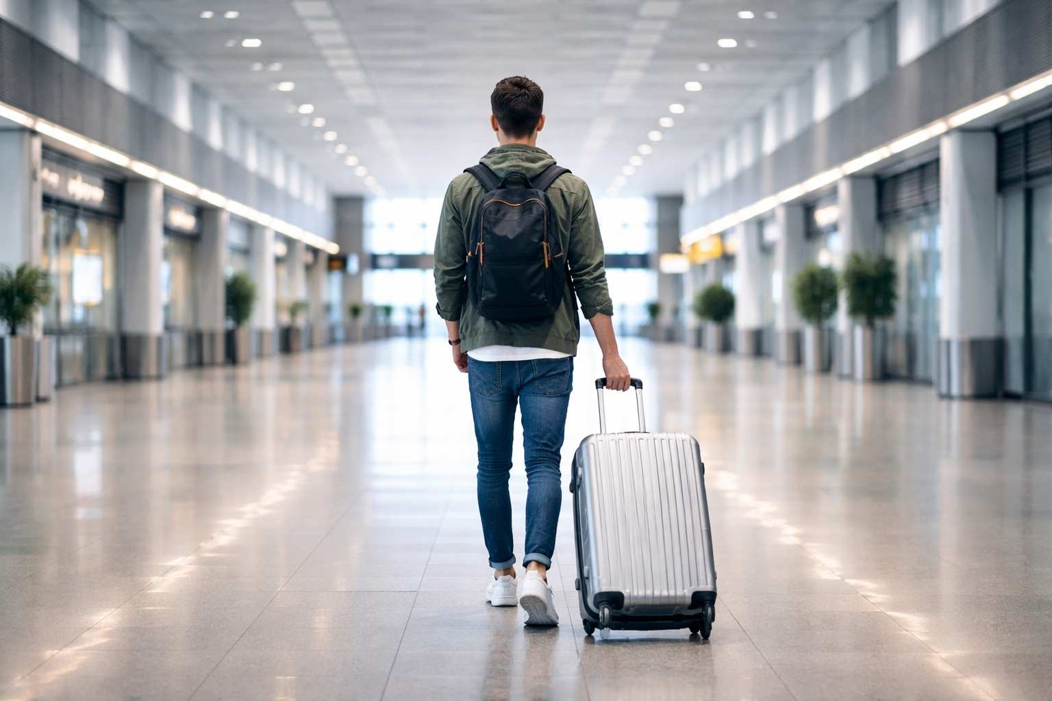 الاستقبال من المطار